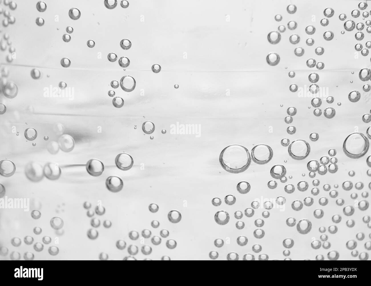 Soda water with bubbles of gas, closeup Stock Photo Alamy