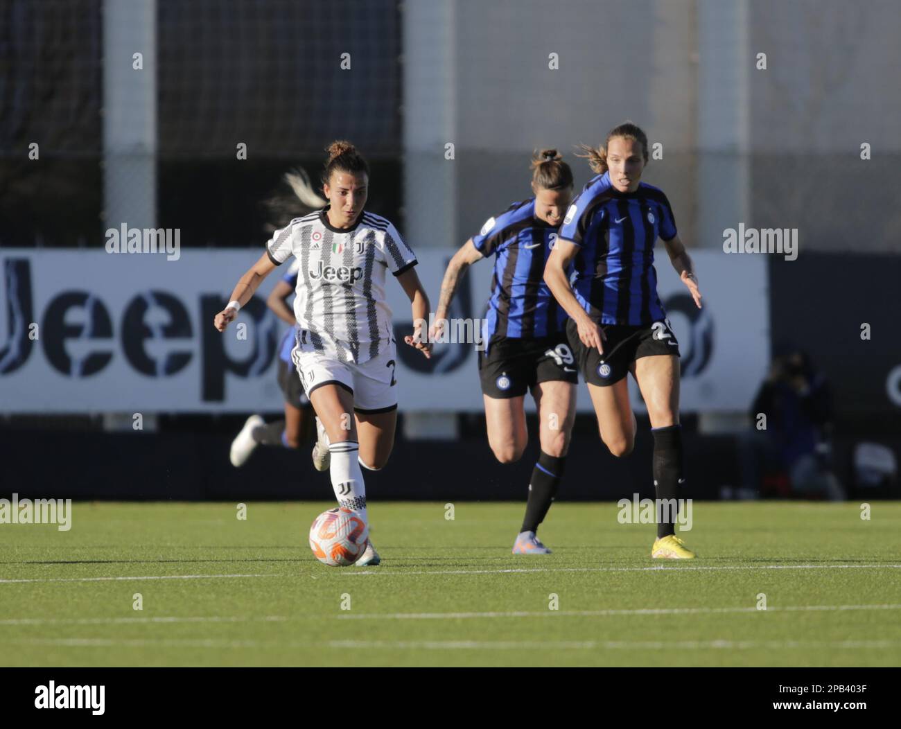 Arianna Caruso of Juventus during the second leg of the women's Coppa  Italia's semifinal football math between Juventus Women and Inter Women on  11 March 2023 at Juventus Training Ground in Vinovo