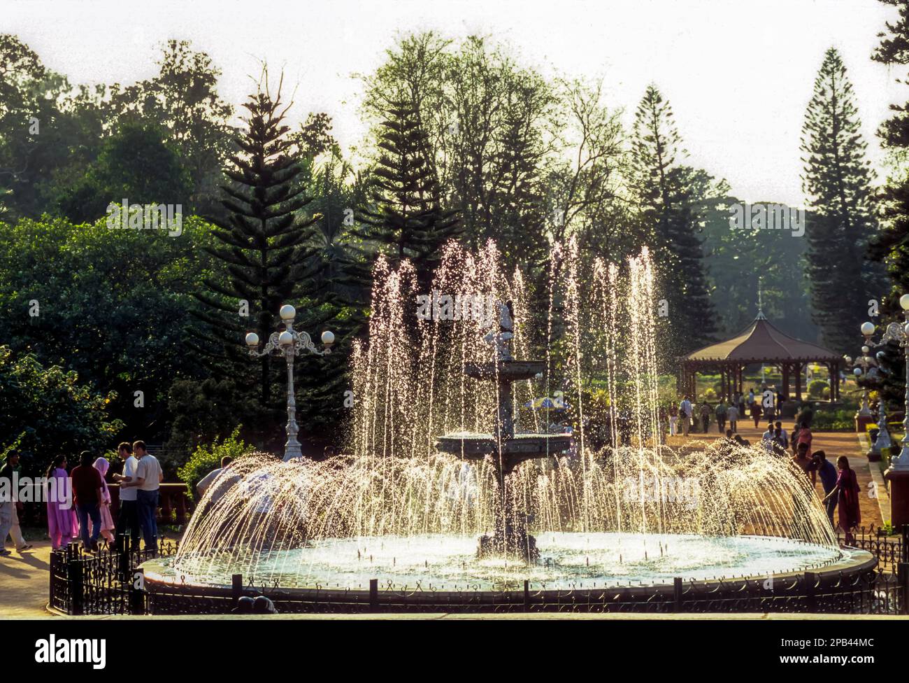 Fountain in Lal Bagh garden, Bengaluru Bangalore, Karnataka, South