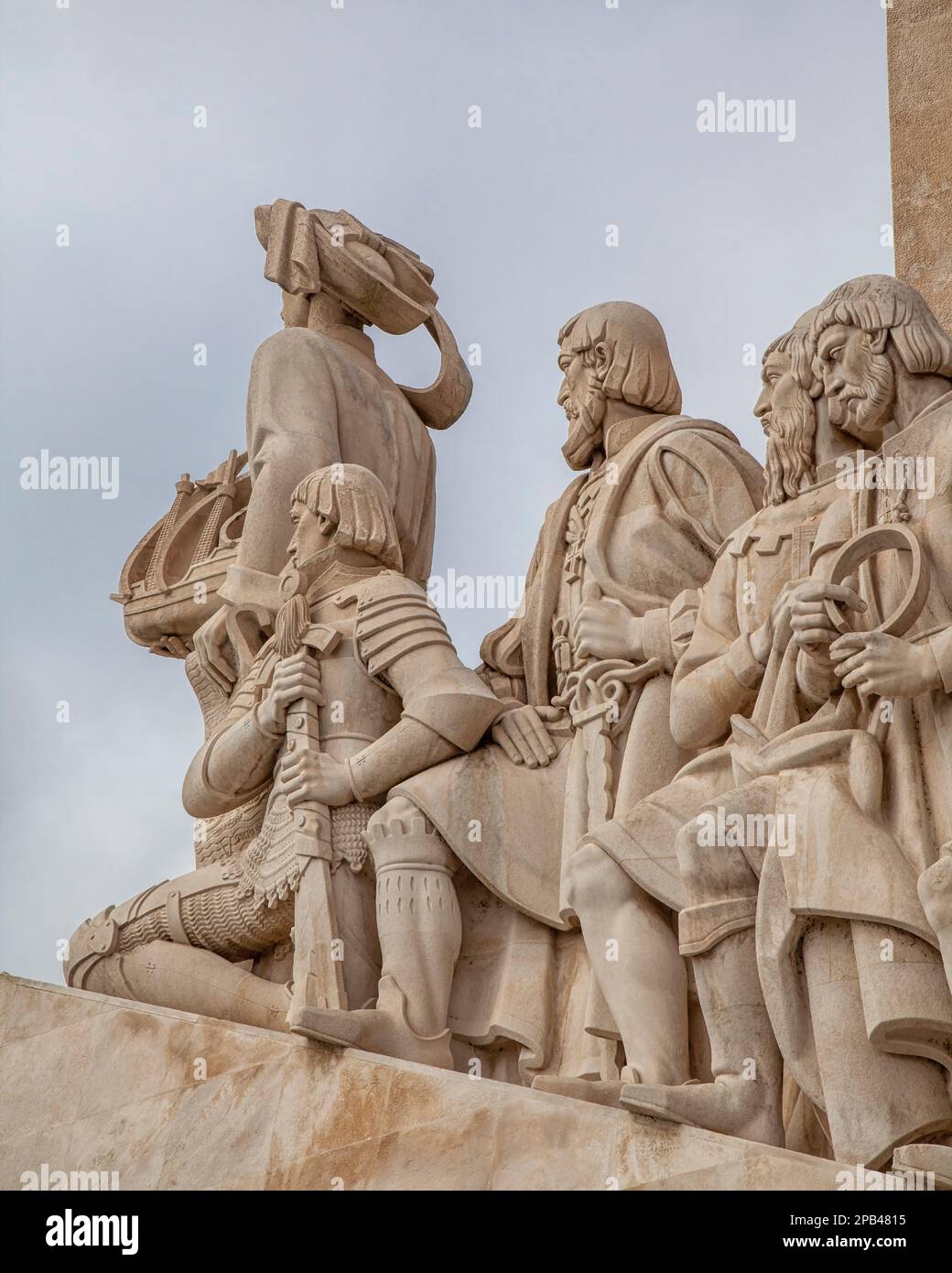 Monument to the Discoveries in Belém, Lisbon Stock Photo
