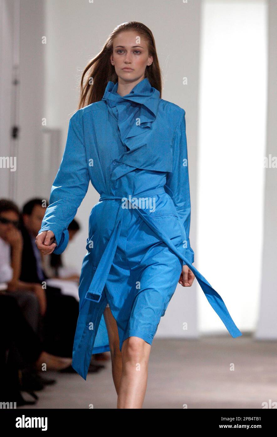 The Helmut Lang spring 2008 collection is modeled during Fashion