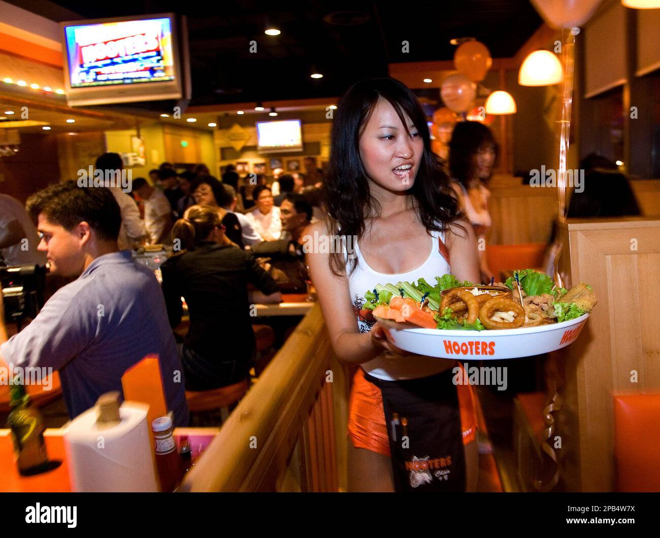 Hooters - The orange shorts can open you to a world of new