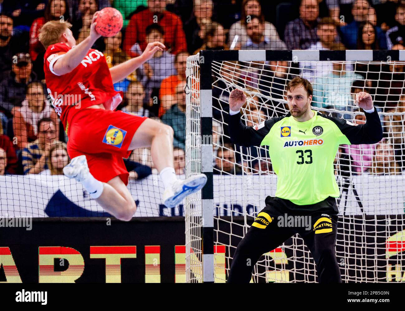Hamburg, Germany. 12th Mar, 2023. Handball: EHF Euro Cup, Germany ...