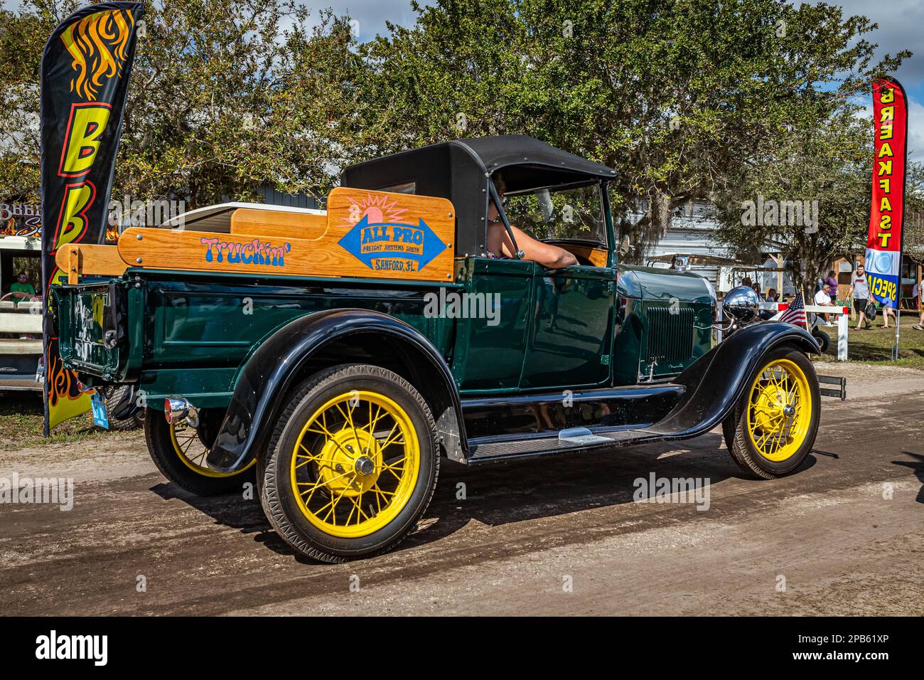 Fort Meade, FL February 26, 2022 High perspective side view of a