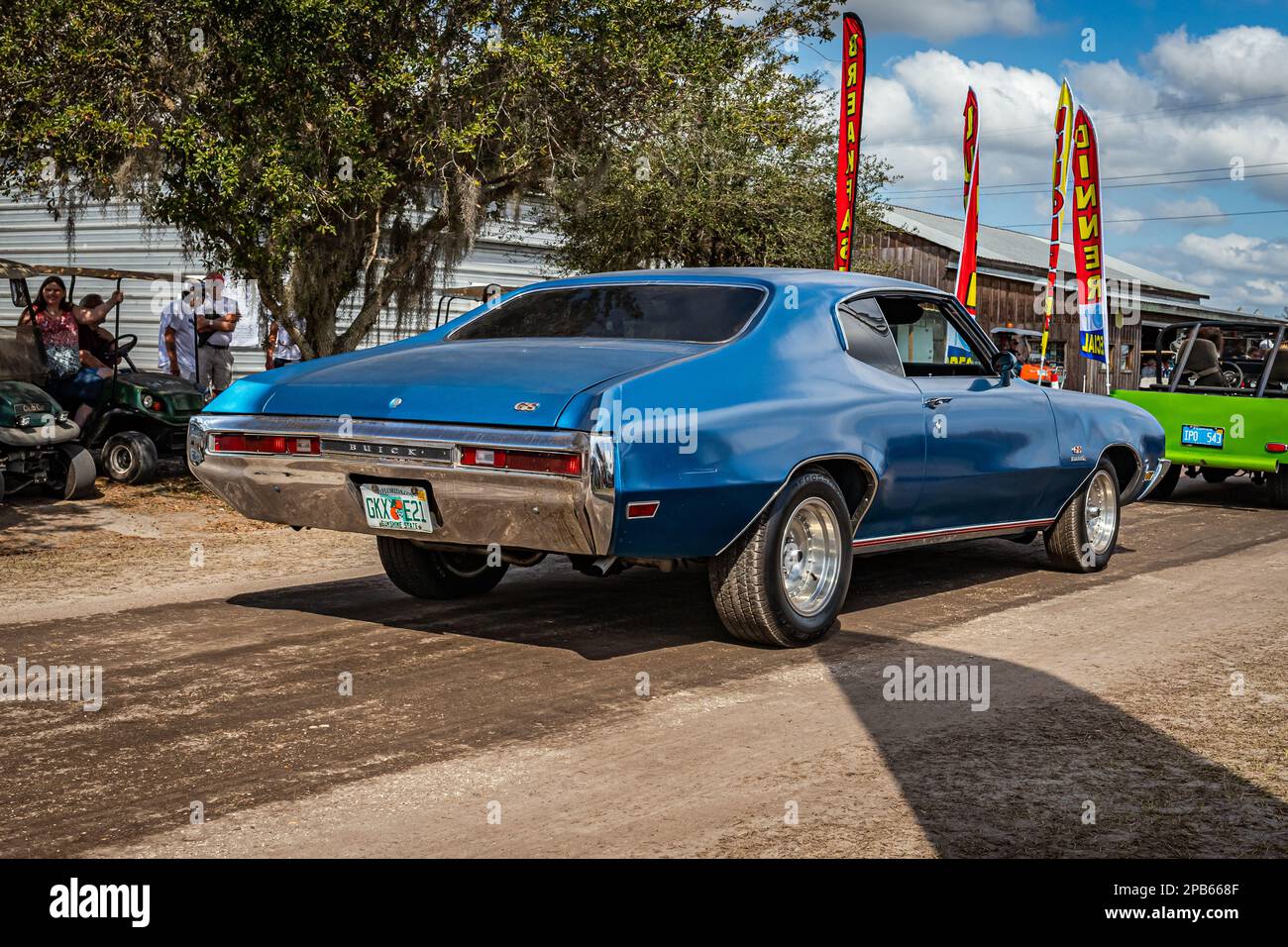 Fort Meade, FL February 26, 2022 Wide angle rear corner view of a