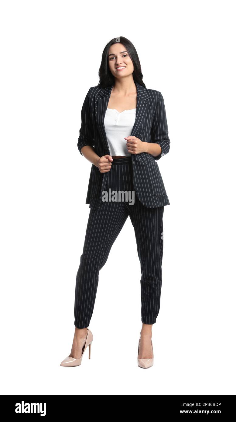 Woman wearing pants office Cut Out Stock Images & Pictures Alamy