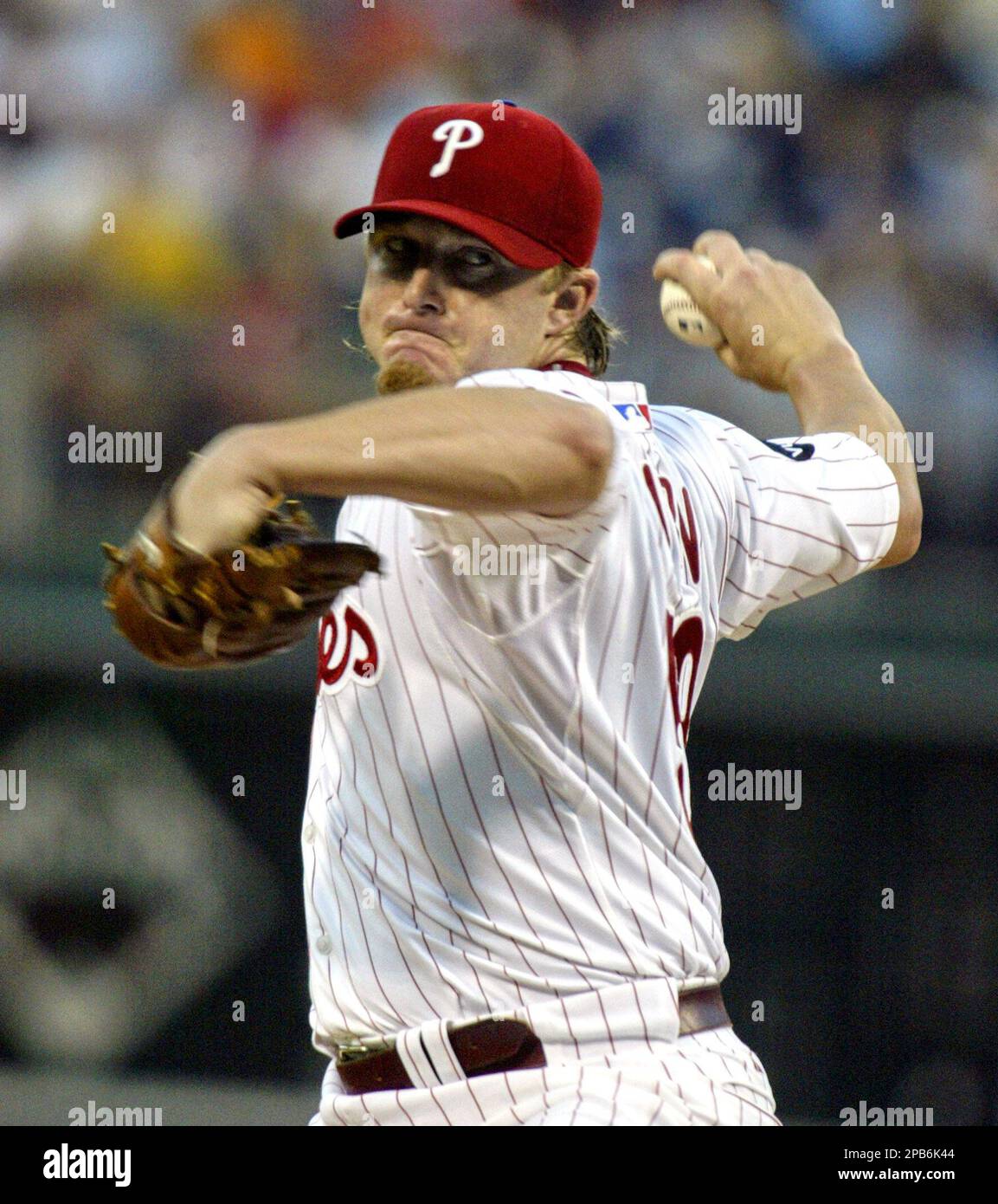 NO FILM, NO VIDEO, NO TV, NO DOCUMENTARY - Philadelphia Phillies starting  pitcher J.D. Durbin gives up a two-run home run to Los Angeles Dodgers' Andre  Ethier in the fourth inning at