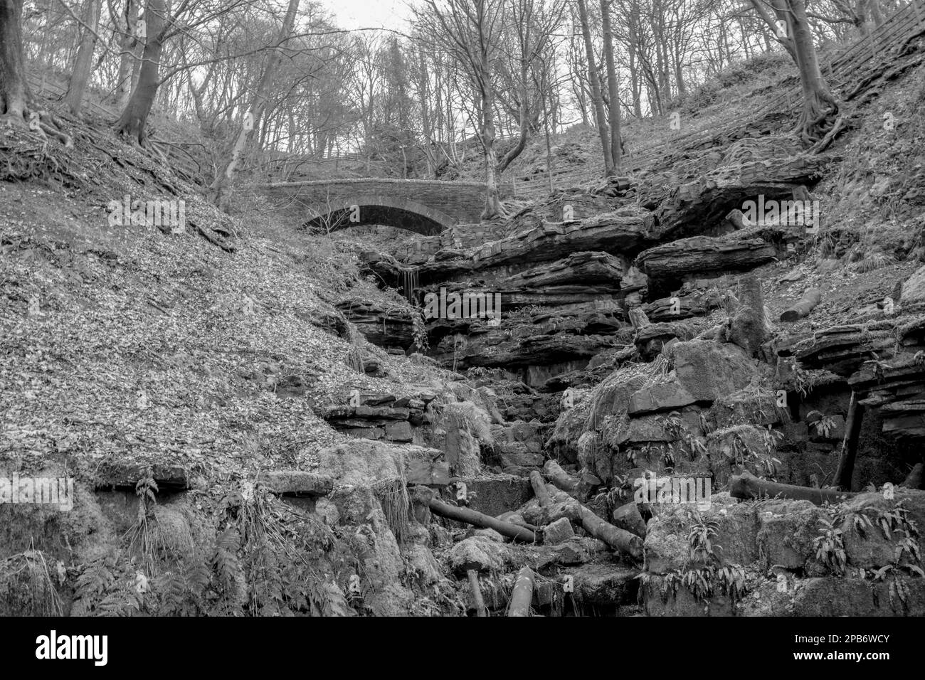 Rivington Terraced Gardens Stock Photo - Alamy