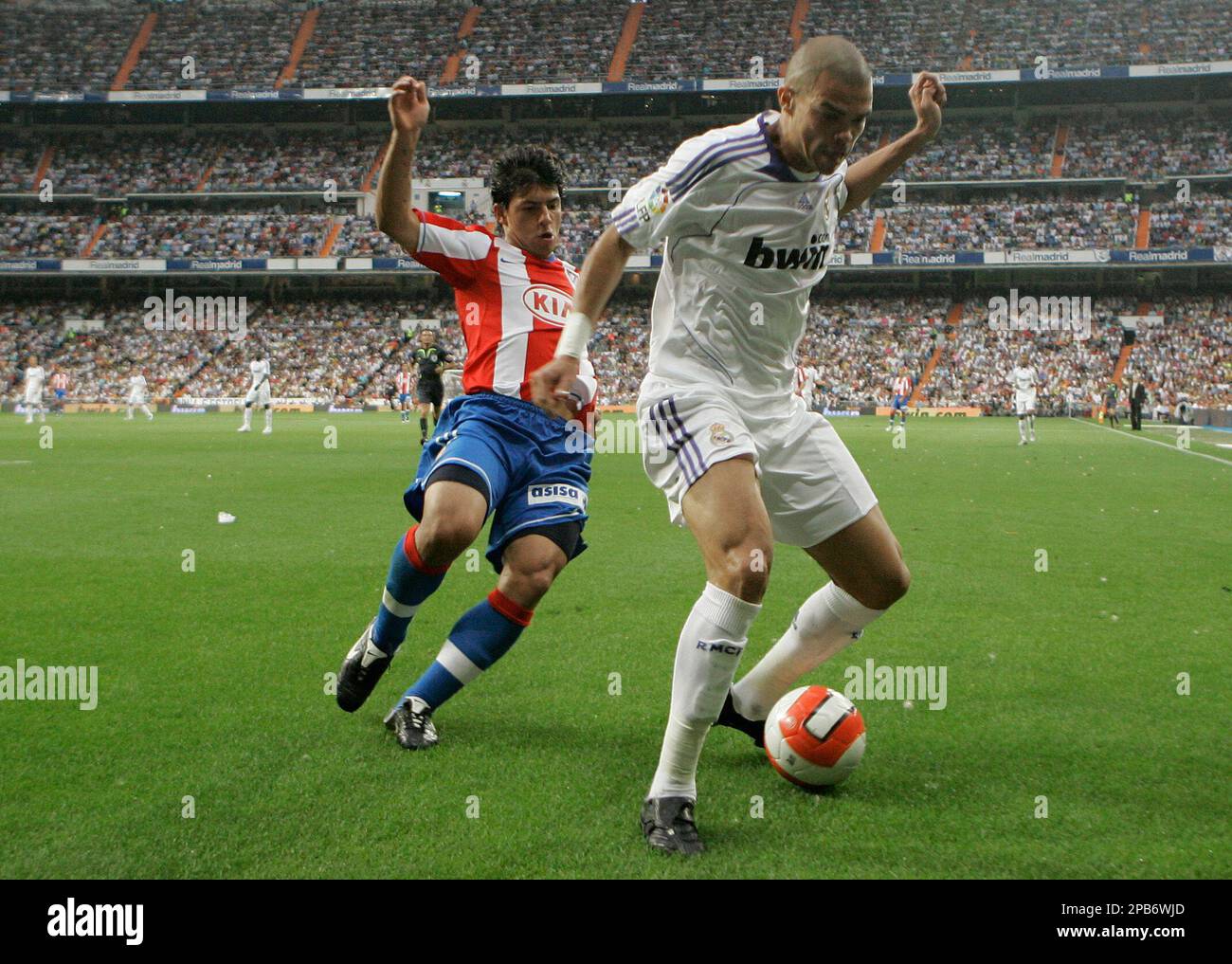 Pepe Lima Of Real Madrid During The Spanish League Match Between