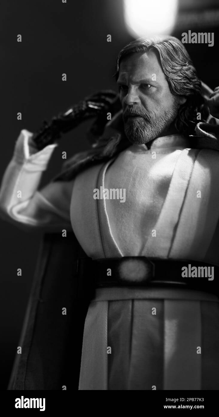 Bangkok Thailand. April 30 2018. Star Wars figure. portrait images. toy