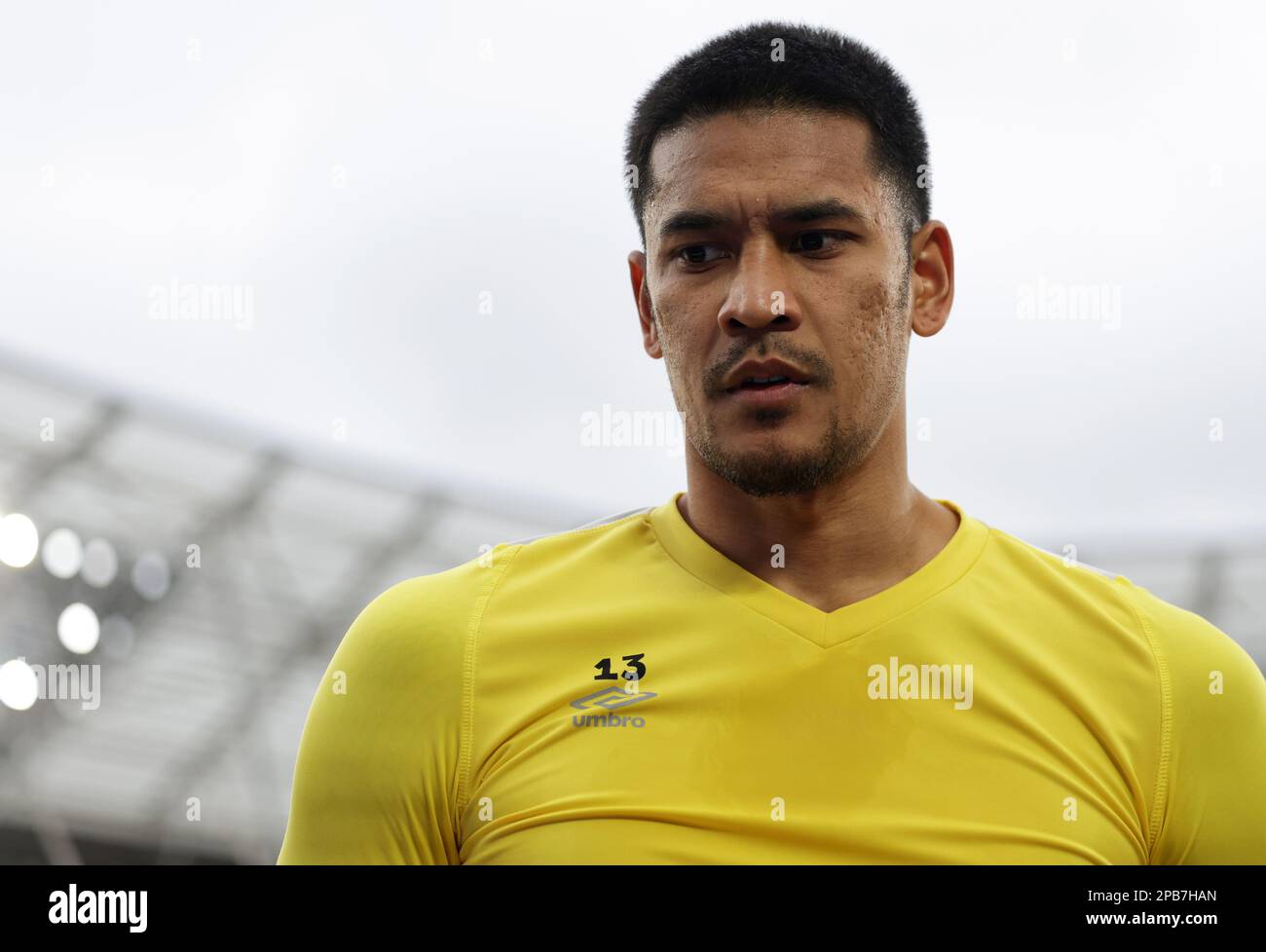 West Ham United goalkeeper Alphonse Areola after the Premier League match at the London Stadium