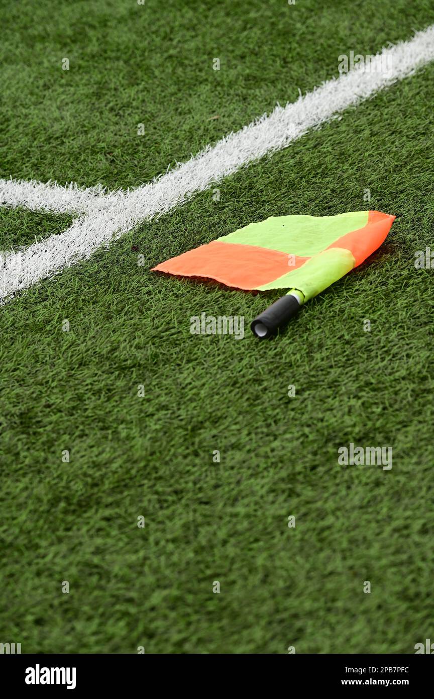 Assistant Referees flag Stock Photo Alamy