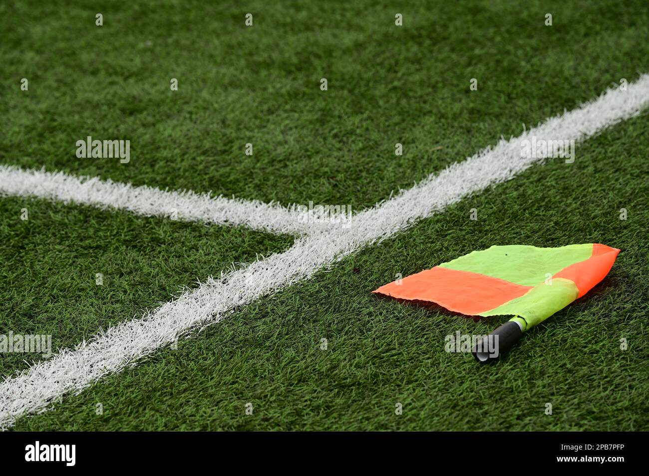 Assistant Referees flag Stock Photo Alamy