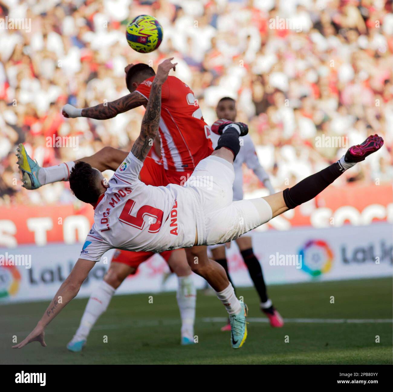 Spanish La Liga soccer match Sevilla vs Almeria at Ramon Sanchez Pizjuan  Stadium, Sevilla, 12 March, 2023 SEVILLA 12/03/2023 JORNADA 25 LIGA  SANTANDER ESTADIO SANCHEZ-PIZJUAN SEVILLA FC- UD ALMERIA 900/Cordon Press  Stock Photo - Alamy