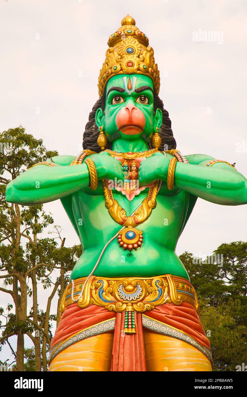 Malaysia, Kuala Lumpur, Batu Caves, Hanuman statue Stock Photo Alamy