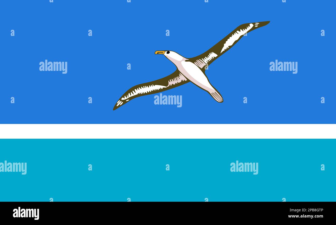 Midway flag illustration. State flag of Midway Stock Photo Alamy