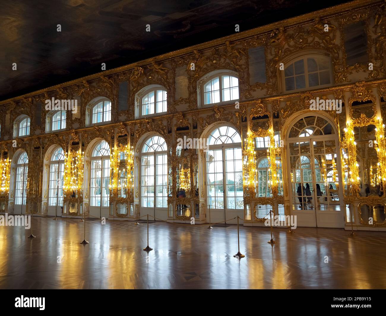 Great Hall, ballroom, Catherine Palace, Tsarskoye Selo (Tsar's Village ...