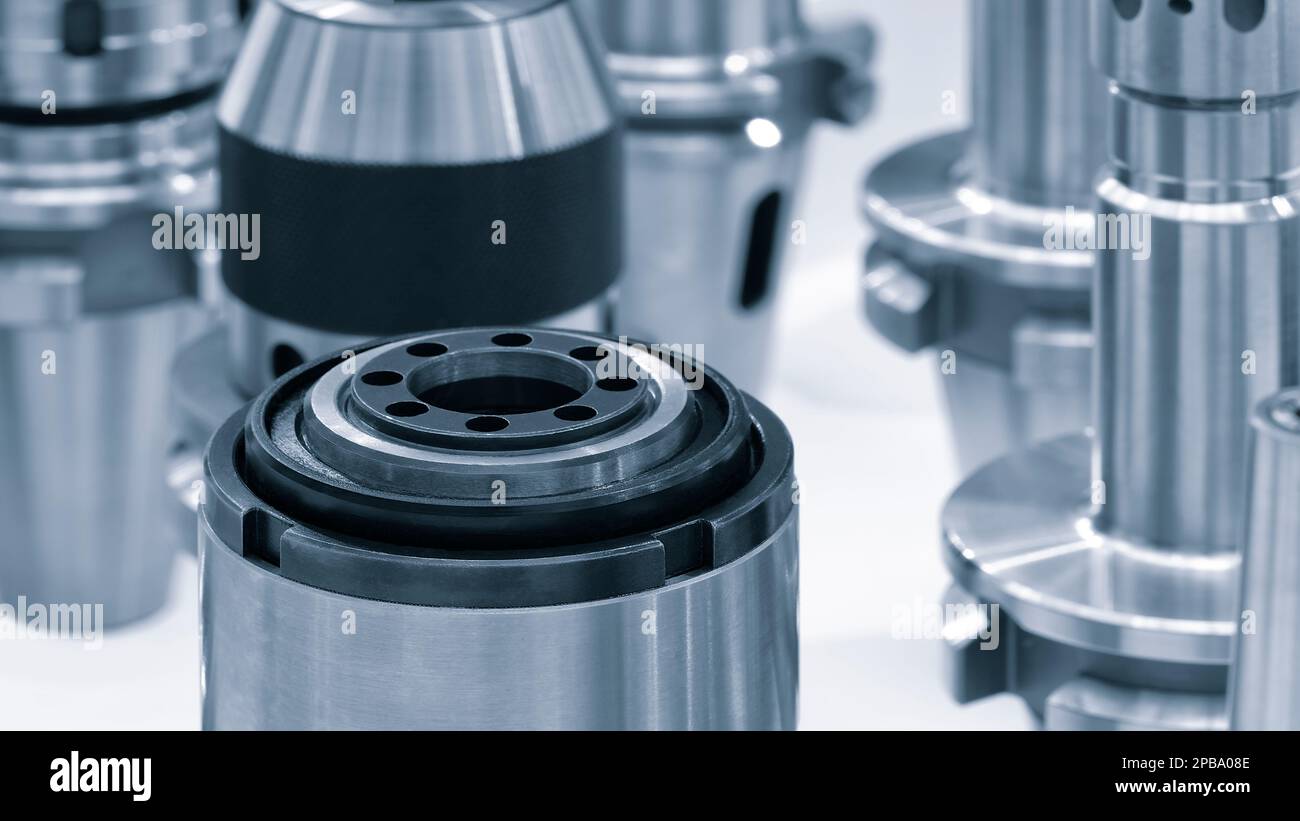 Milling metal cutter tools for CNC machine, dustrial design background