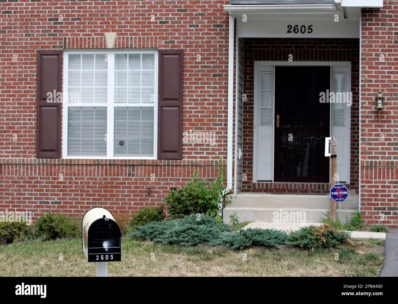 A house in Wheaton, Md., Tuesday, July 24, 2007, where on Monday, a