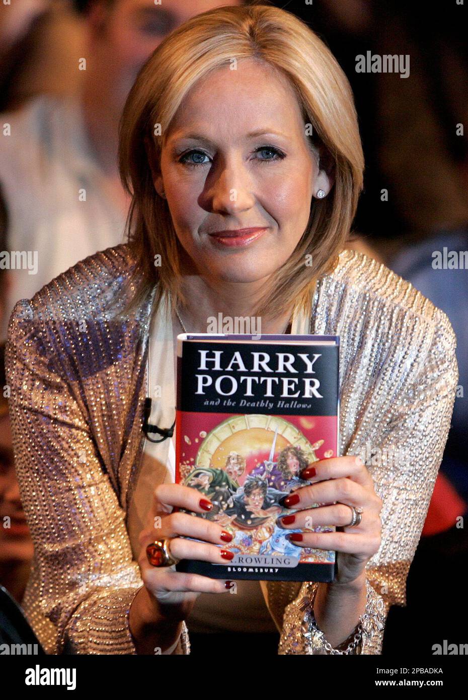 British author J K Rowling at the release of her latest Harry Potter ...