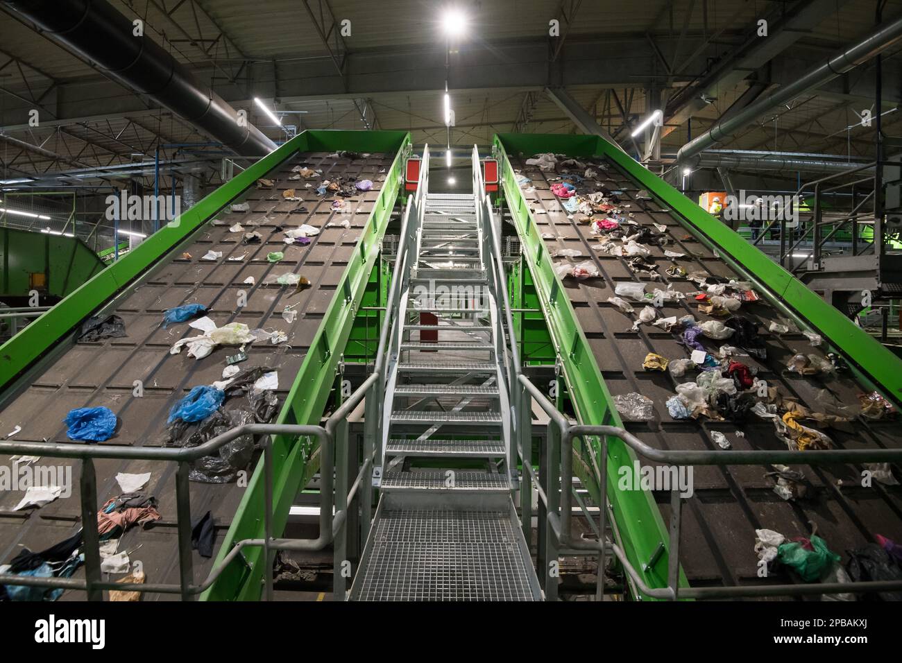 Municipal solid waste materials recovery facility in Gdansk, Poland