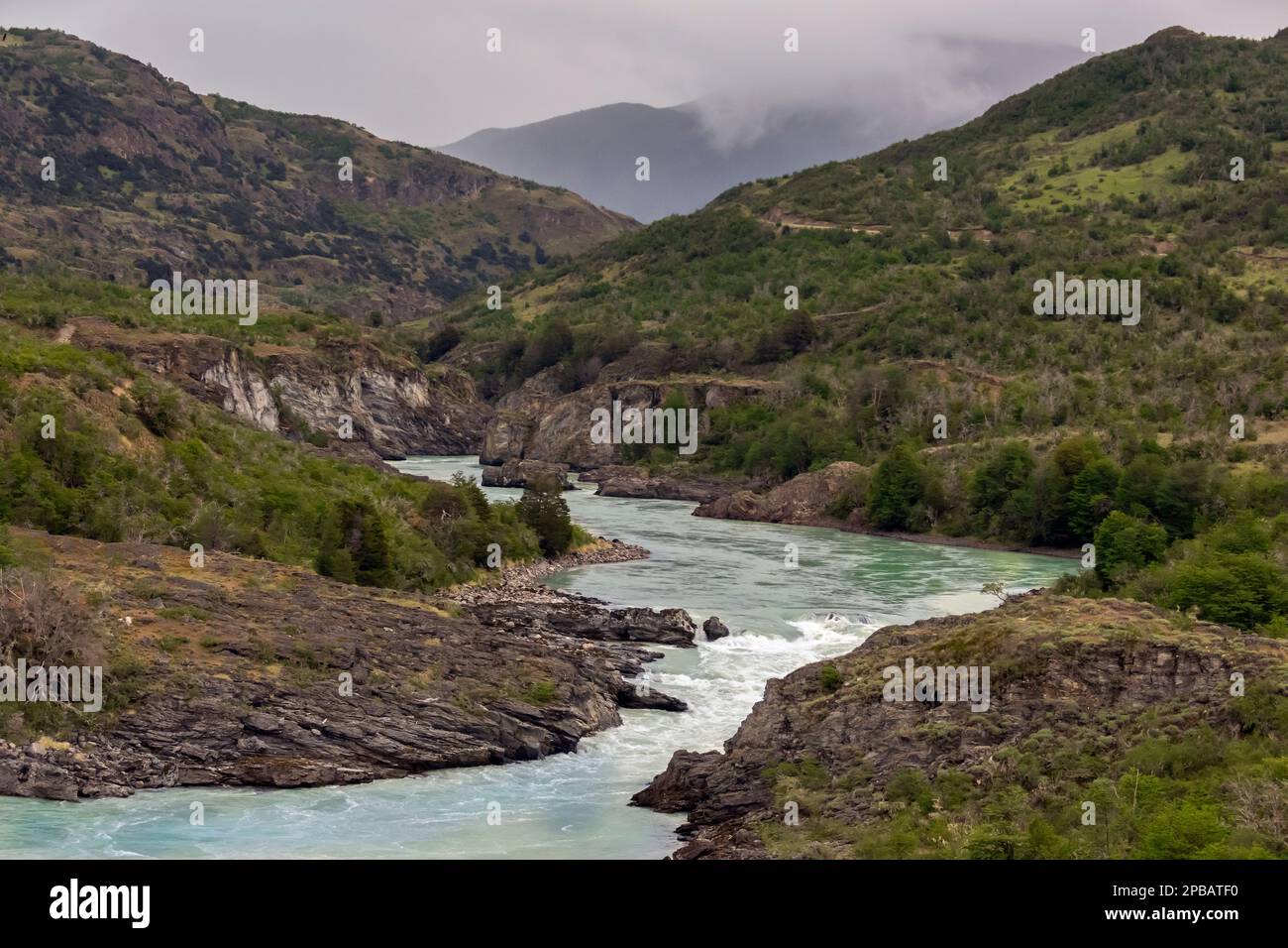 Baker River gorge, Northern Patagonia Stock Photo - Alamy