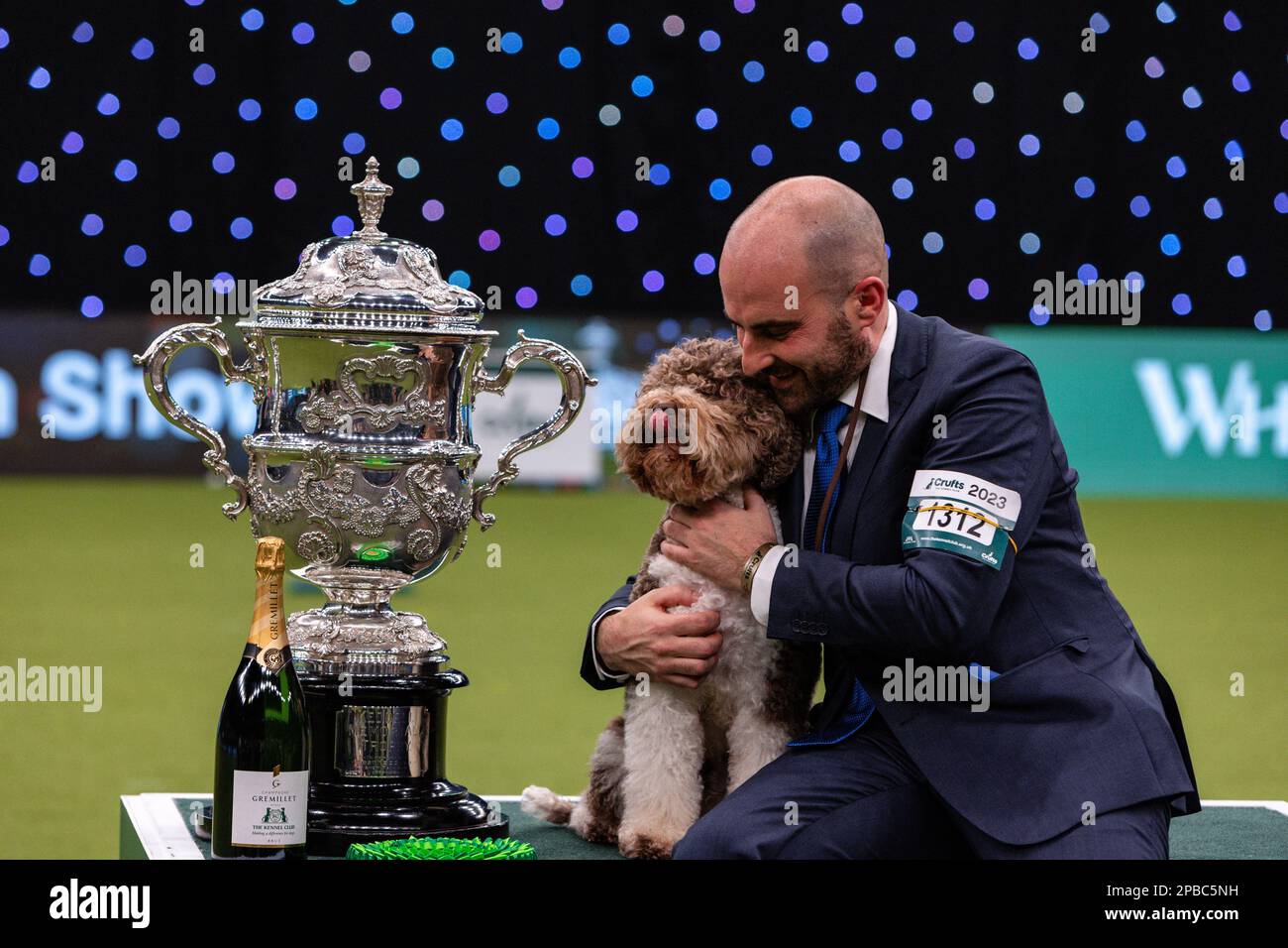 Birmingham, 12 March 2023. Best in Show winner & Champion of Crufts