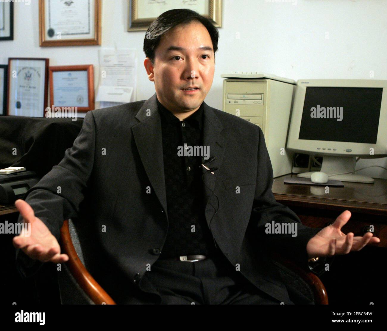 Chinese-born businessman Zhenli Ye Gon in interviewed in his