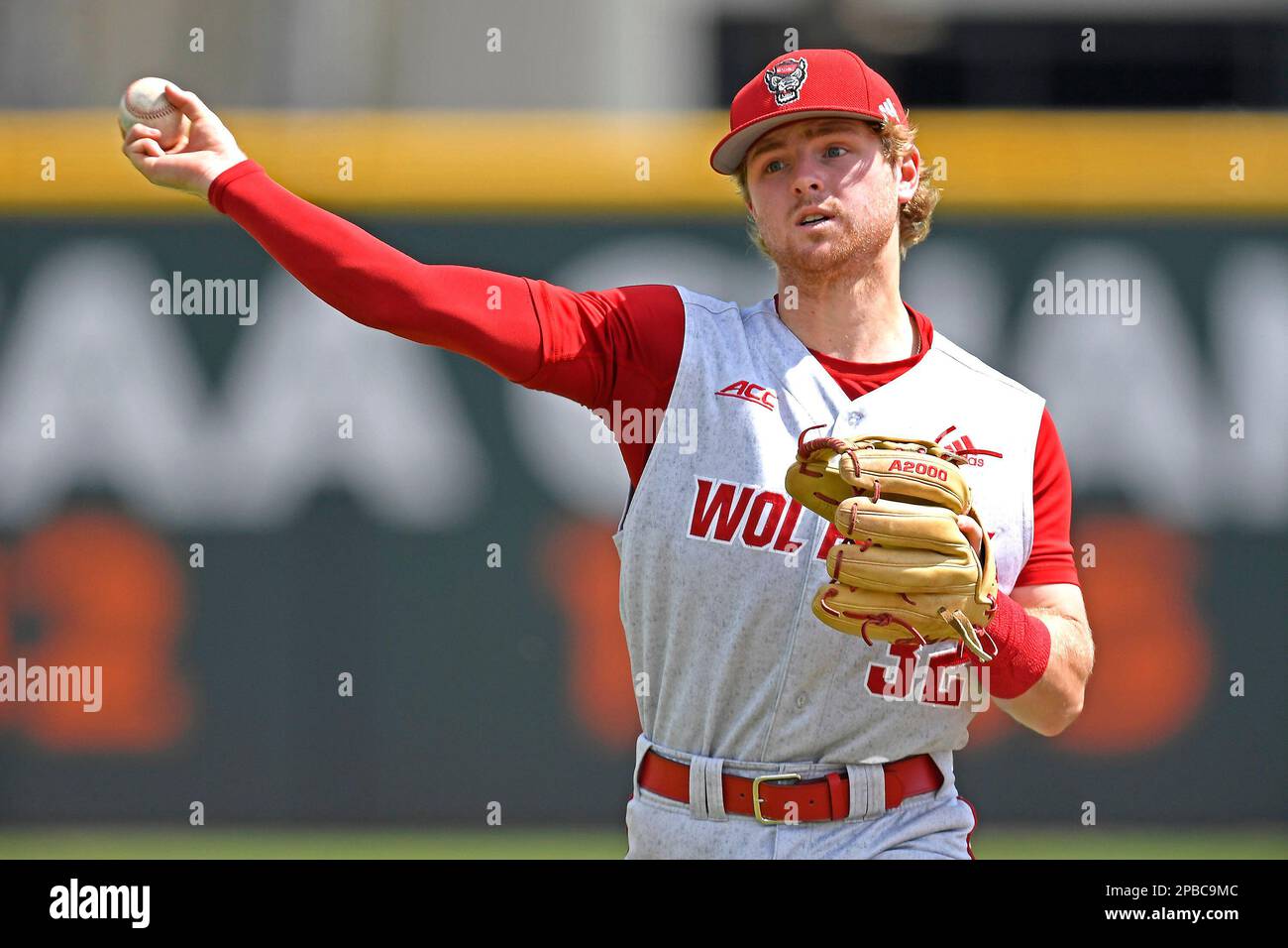 CORAL GABLES, FL - MAR 12: Miami outfielder Lorenzo Carrier (99