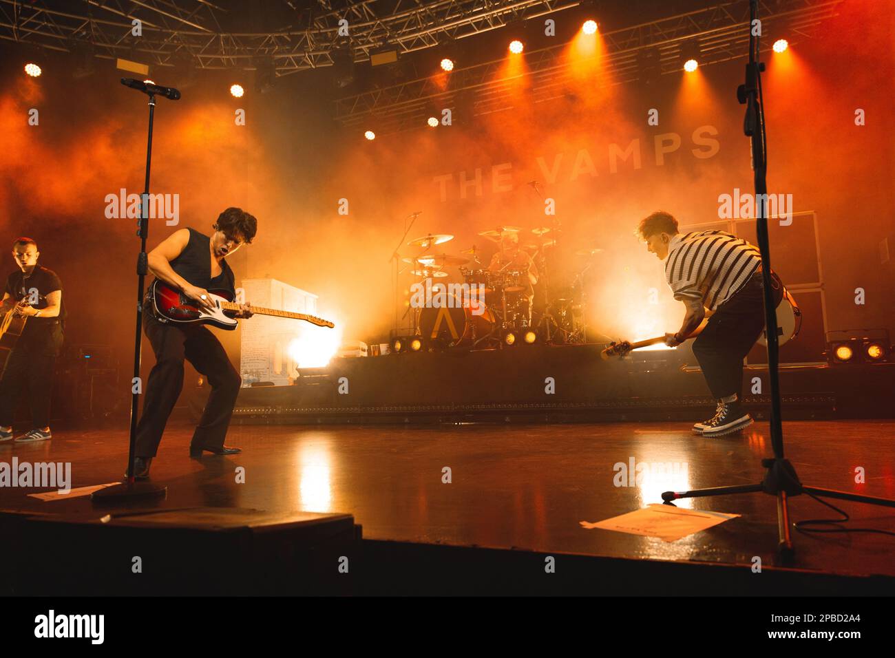 Milan, Italy, 11th Mar 2023. British pop band The Vamps perform live at Fabrique in Milan. Credits: Maria Laura Arturi/Alamy Live News Stock Photo