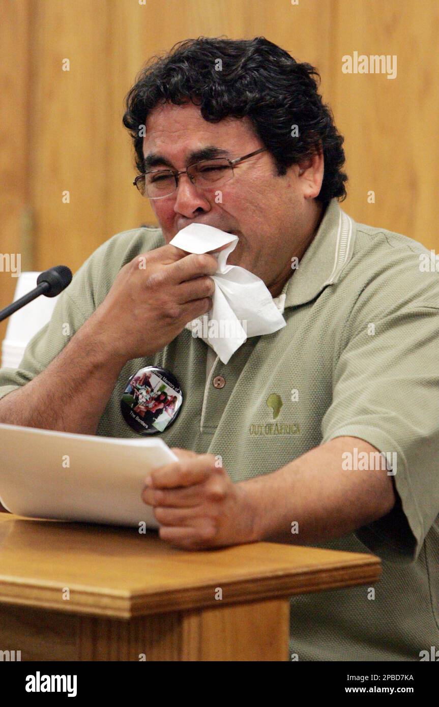 Mario Mendez, brother of murder victim Sandra Bentler, is with