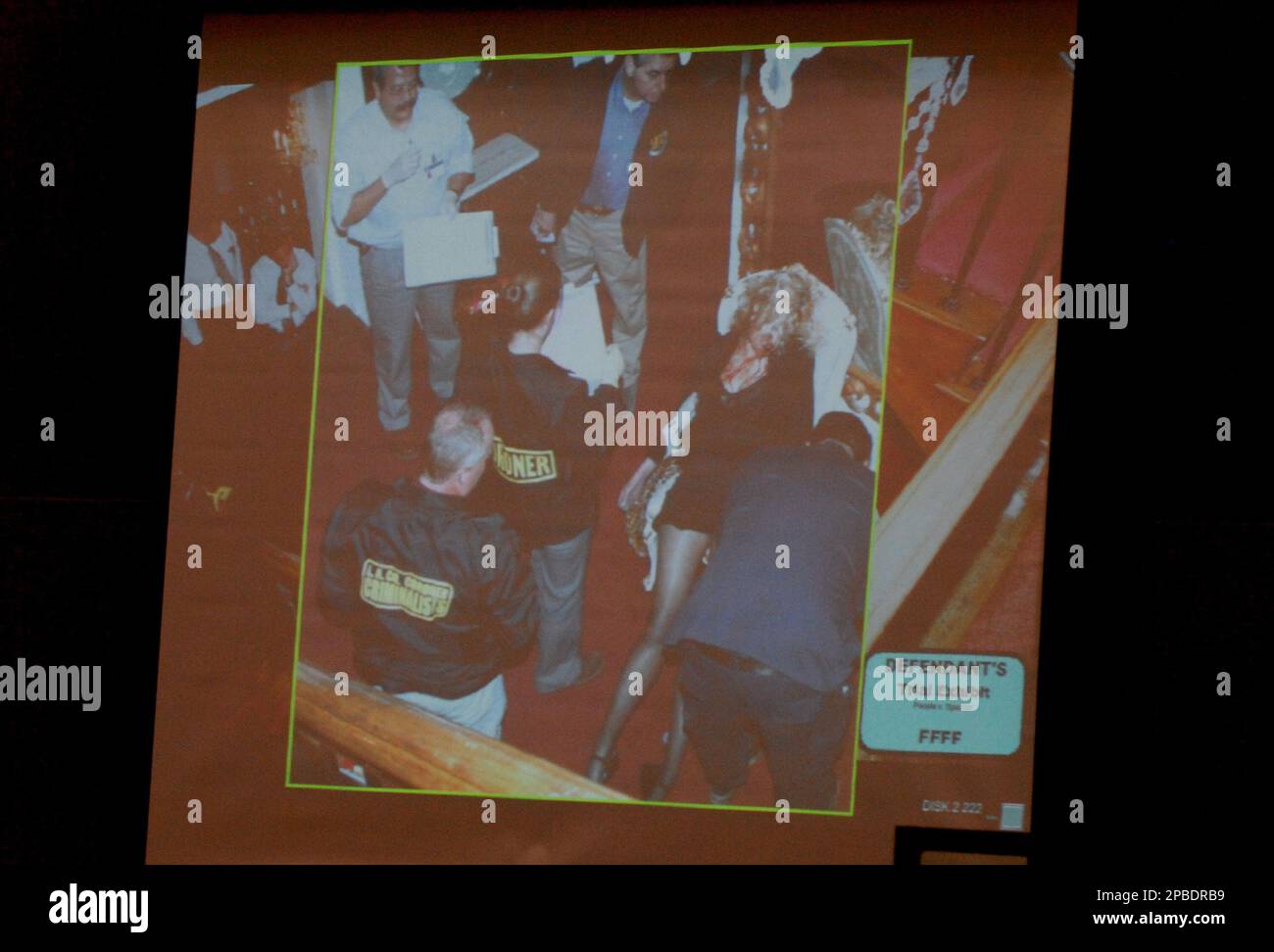 **GRAPHIC CONTENT**An evidence photo used during the testimony of Los