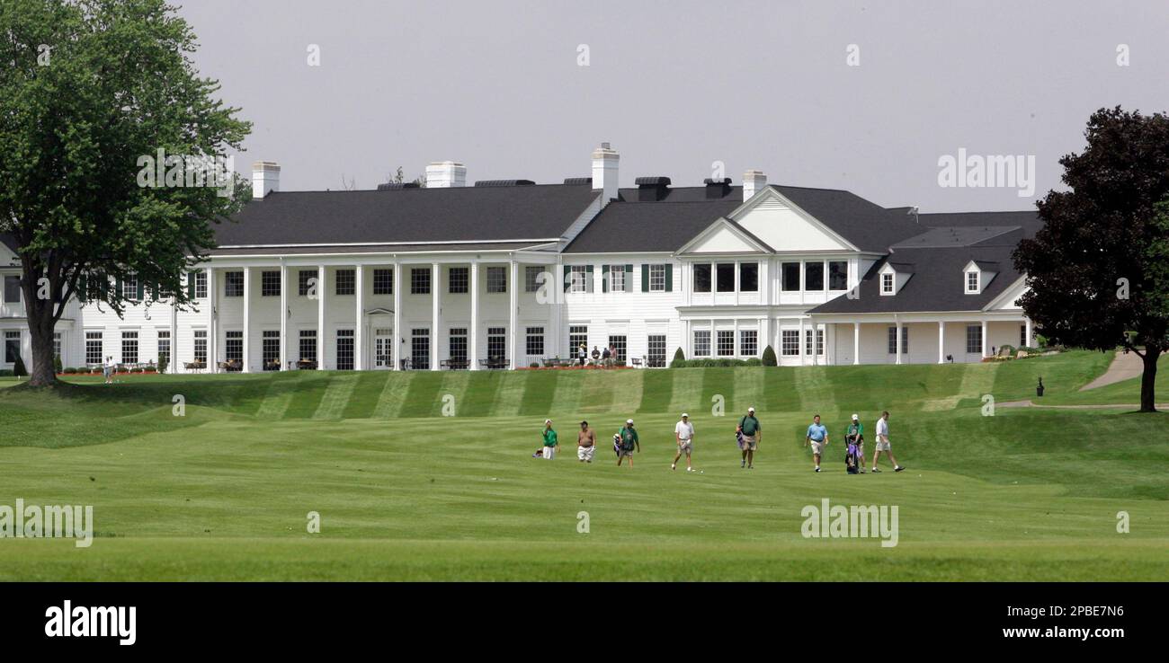 The clubhouse at Oakland Hills Country Club in Bloomfield Township