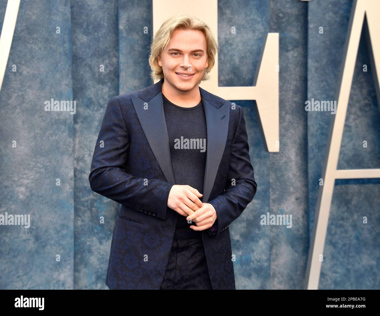 Ronan Farrow arrives at the Vanity Fair Oscar Party on Sunday, March 12 ...