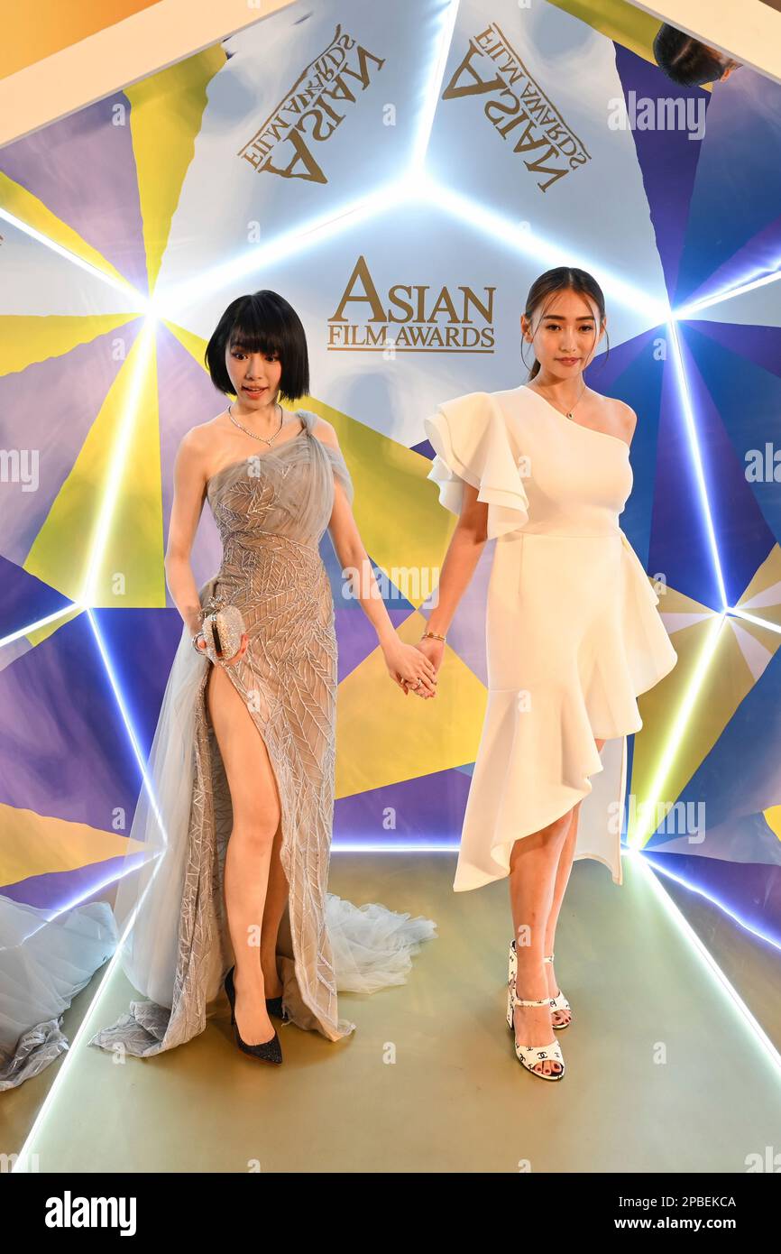 Actress Lin MinChen, presenter and Youth Ambassador for the 16th Asian Film Awards, and actress