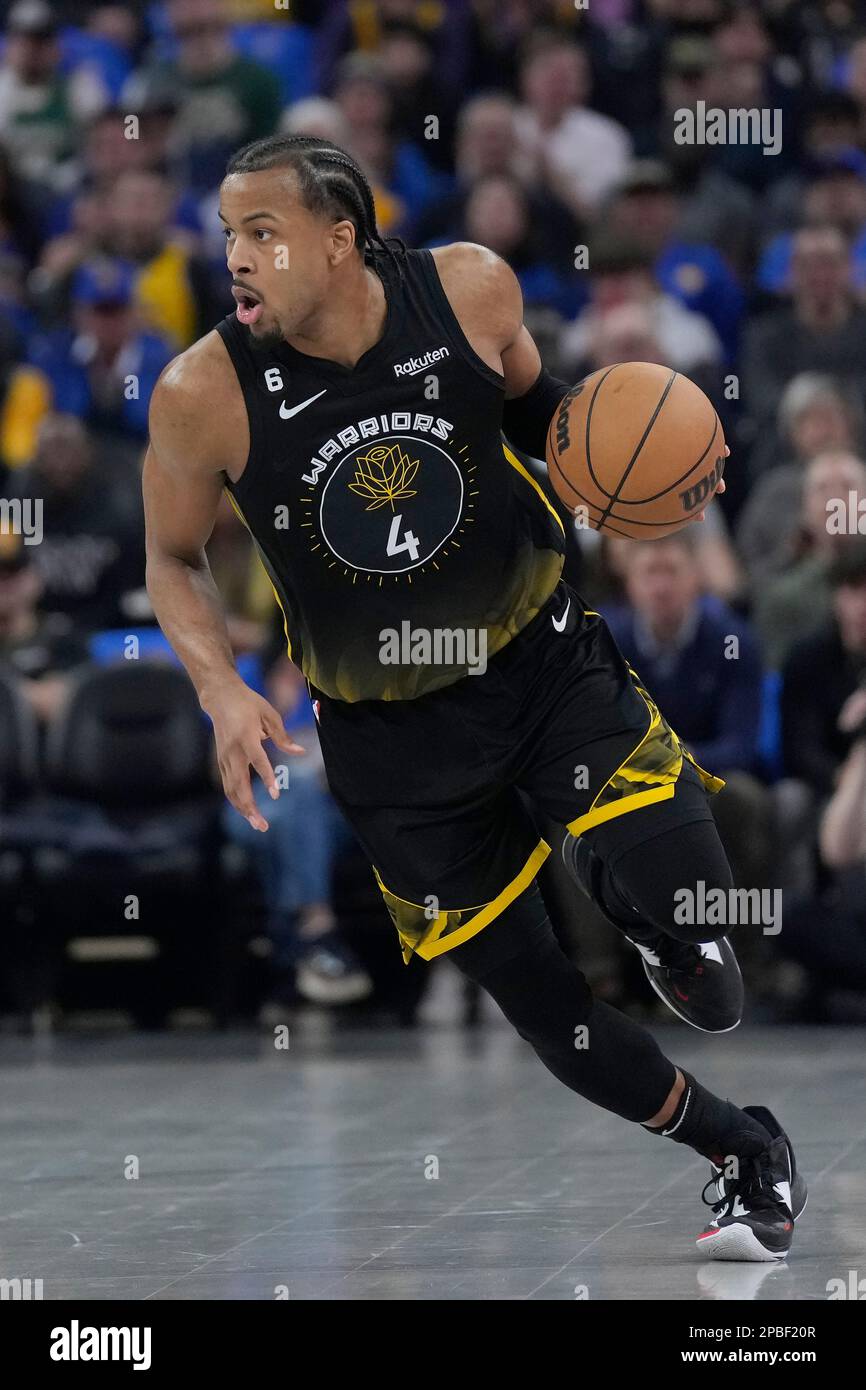 Golden State Warriors Guard Moses Moody (4) During An NBA Basketball ...