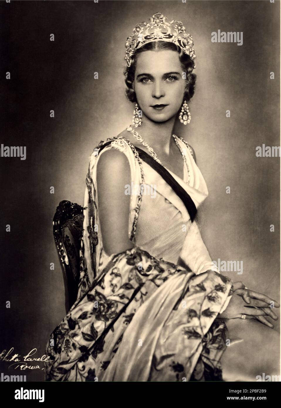 1930 ca. , Roma , Italy : The belgian princess Marie José of BELGIUM (  Ostende 4 august 1906 - Geneve 27 january 2001 ) , future last Queen of  Italy ,