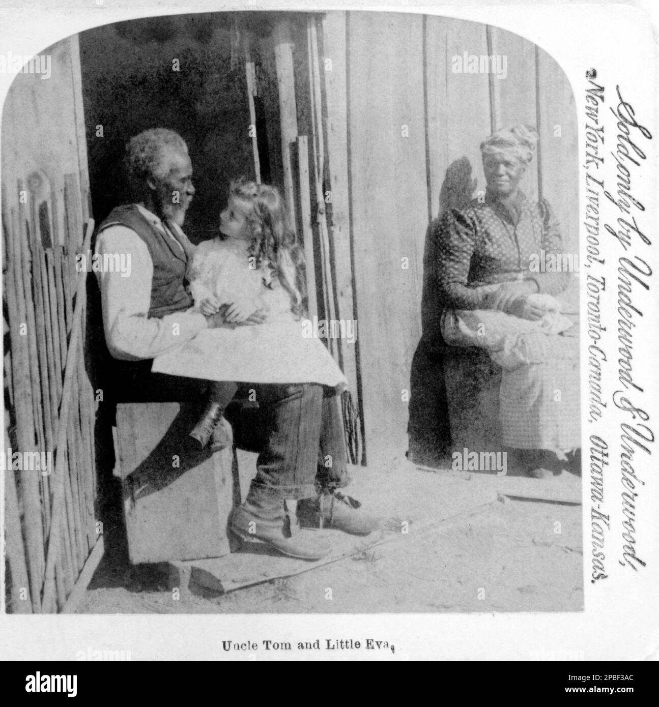 1895 , New York, N.Y. Strohmeyer & Wyman ,Stereograph . Uncle Tom and