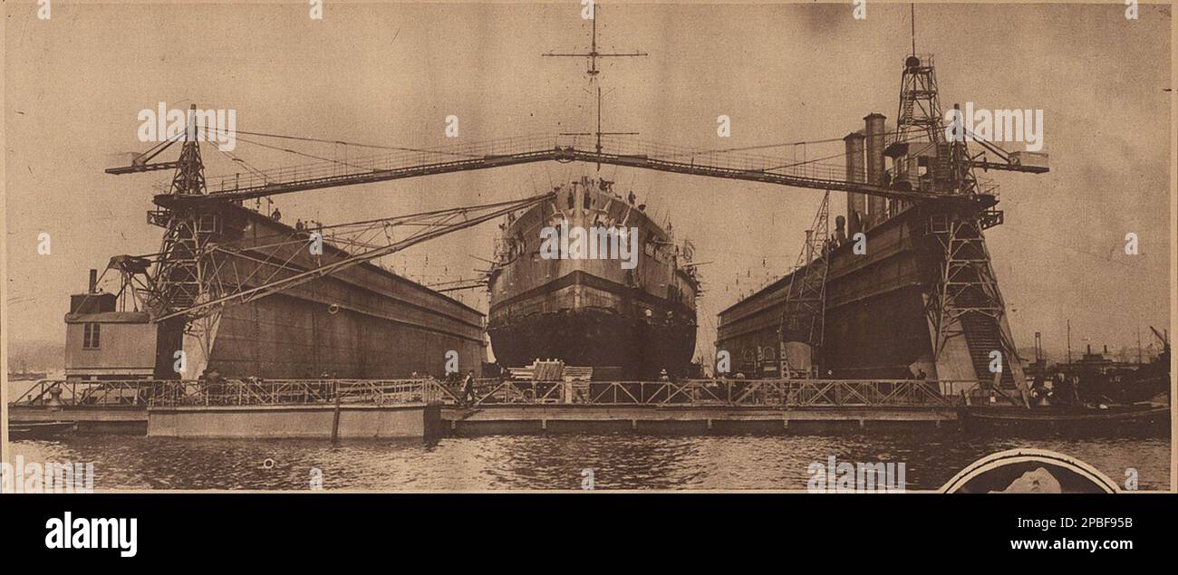 Marine Monster Is A Giant 40 000 Ton Floating Drydock Stock Photo Alamy