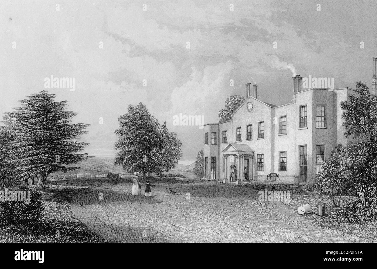 The mansion house at Denbies estate, Dorking, Surrey Stock Photo Alamy