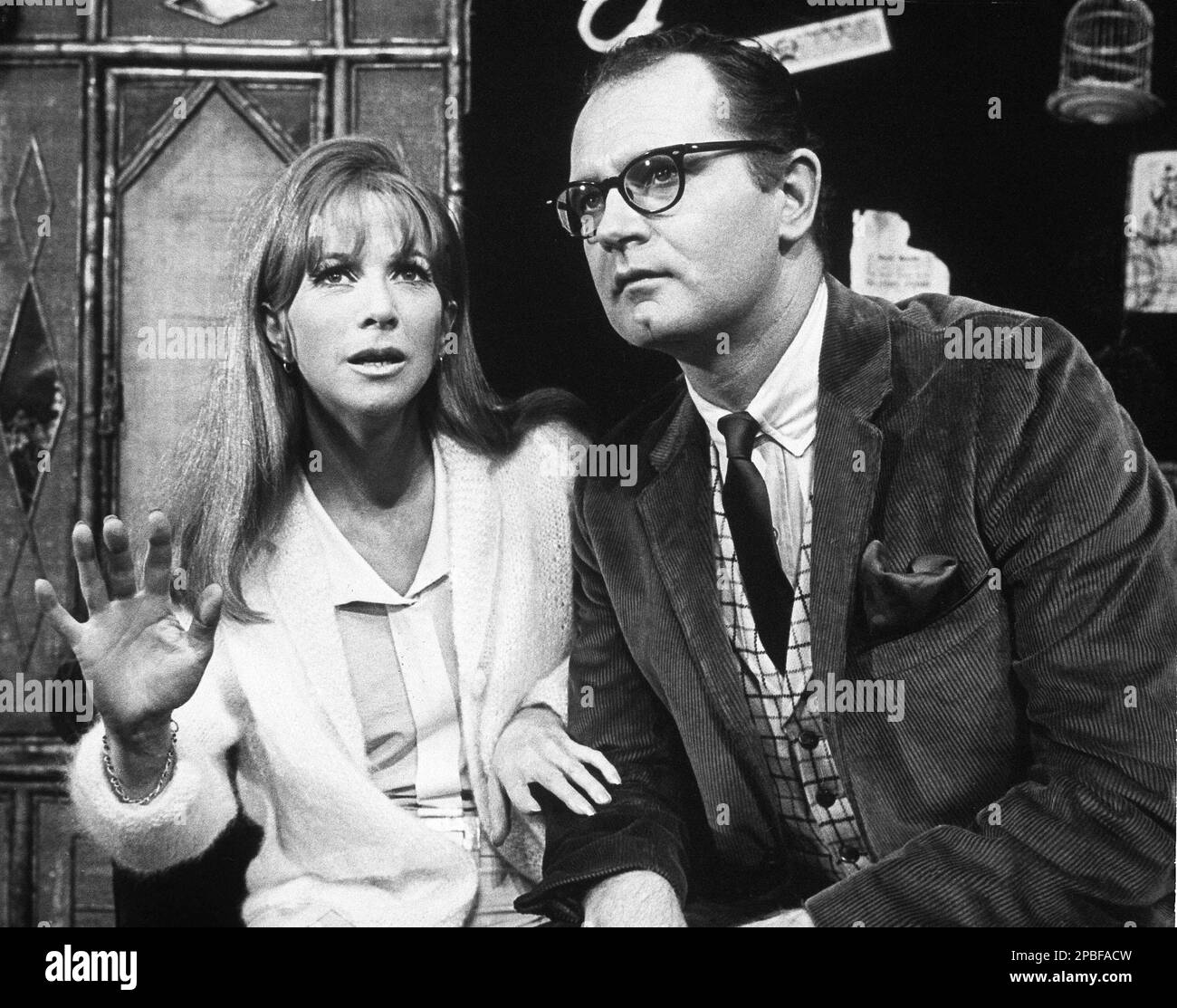 **FILE** Charles Nelson Reilly, right, and Julie Harris perform in a