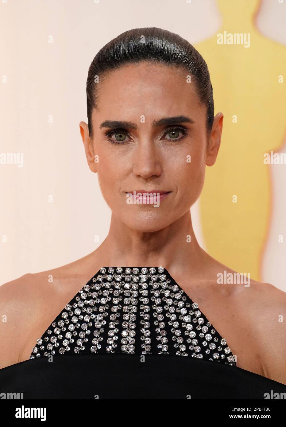 Jennifer Connelly arrives at the Oscars on Sunday, March 12, 2023, at