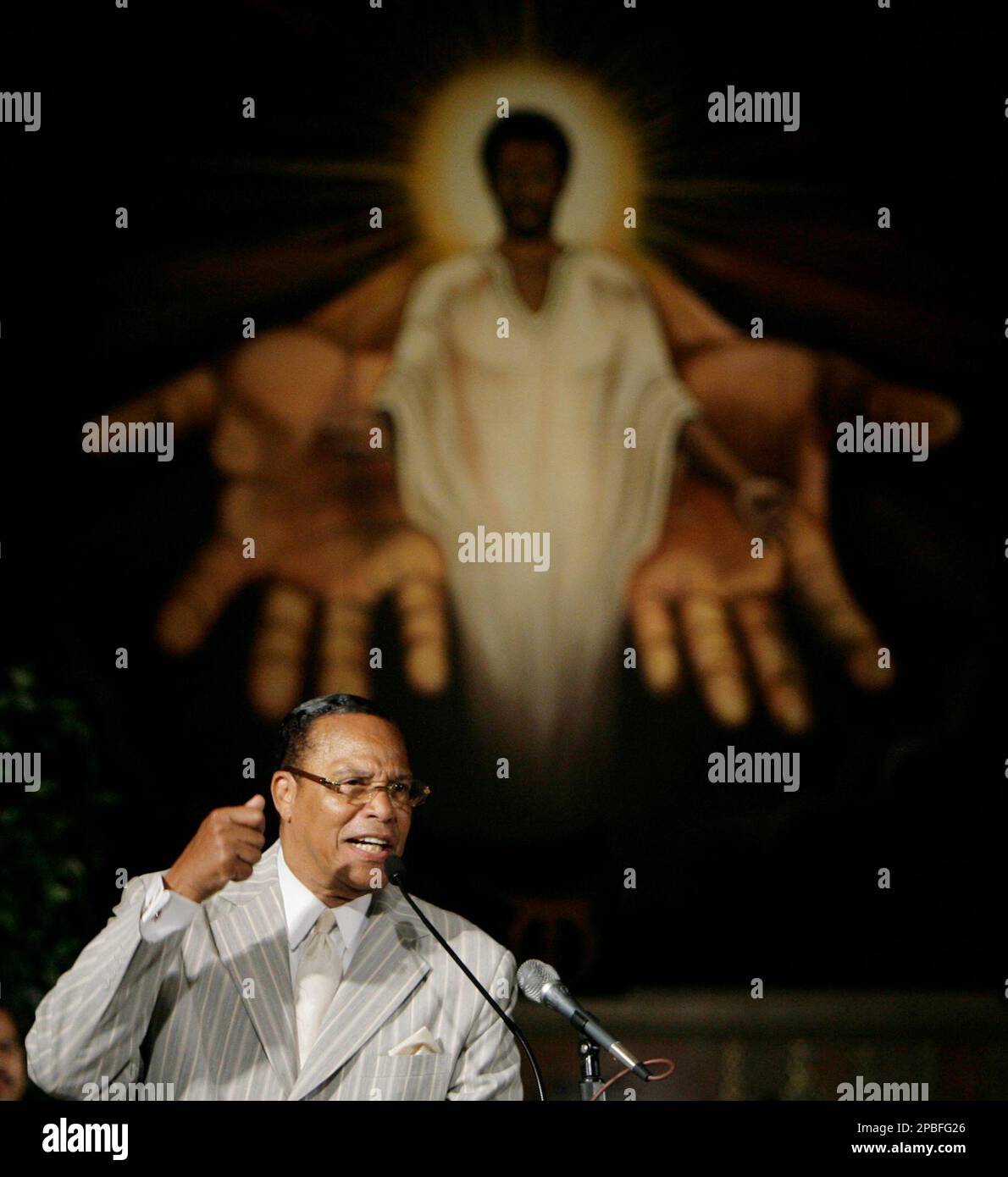 The Honorable Minister Louis Farrakhan speaks at Saint Sabina Catholic ...