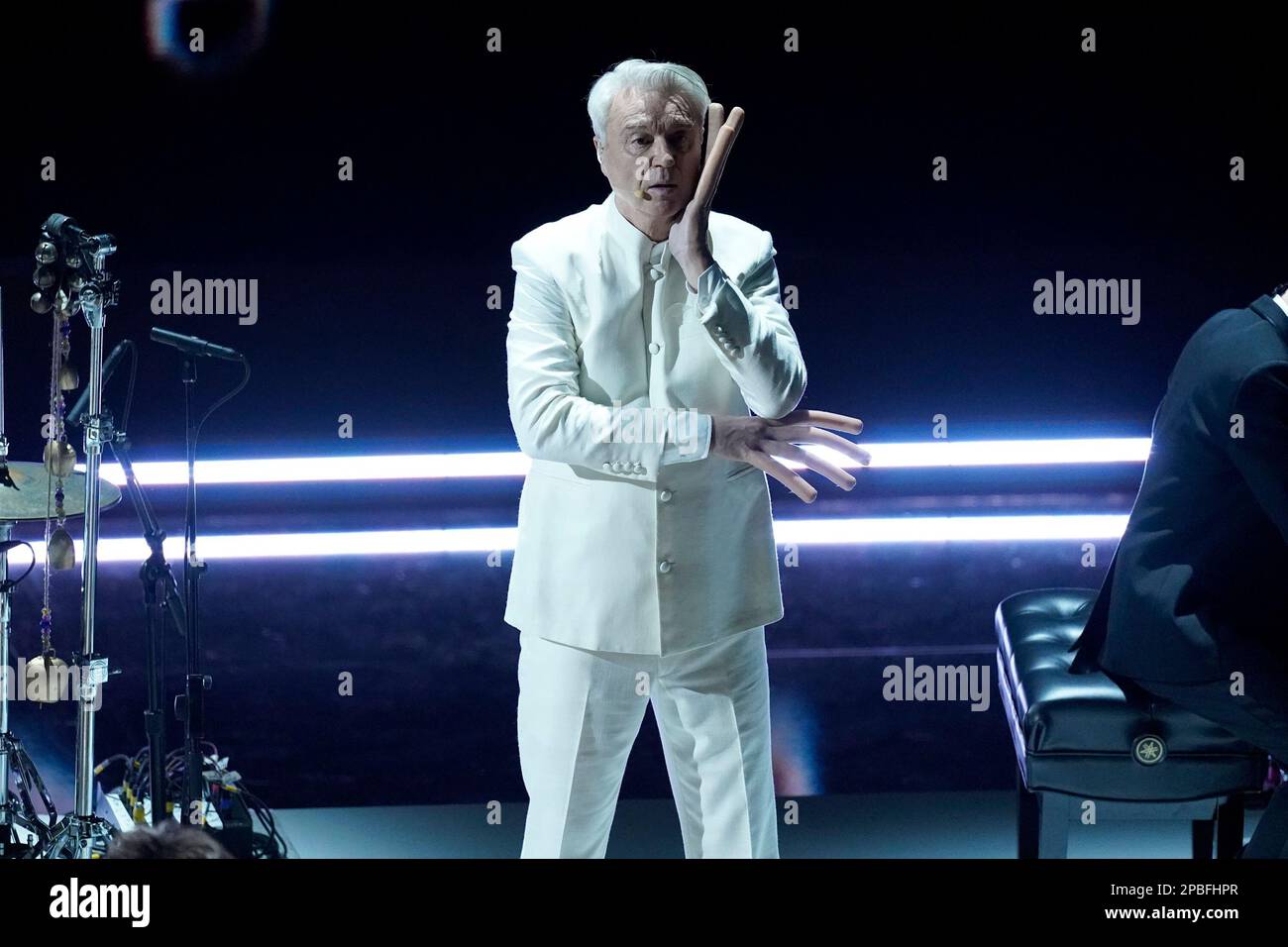 David Byrne performs the song "This is the Life" from "Eveything Everywhere All at Once" at the