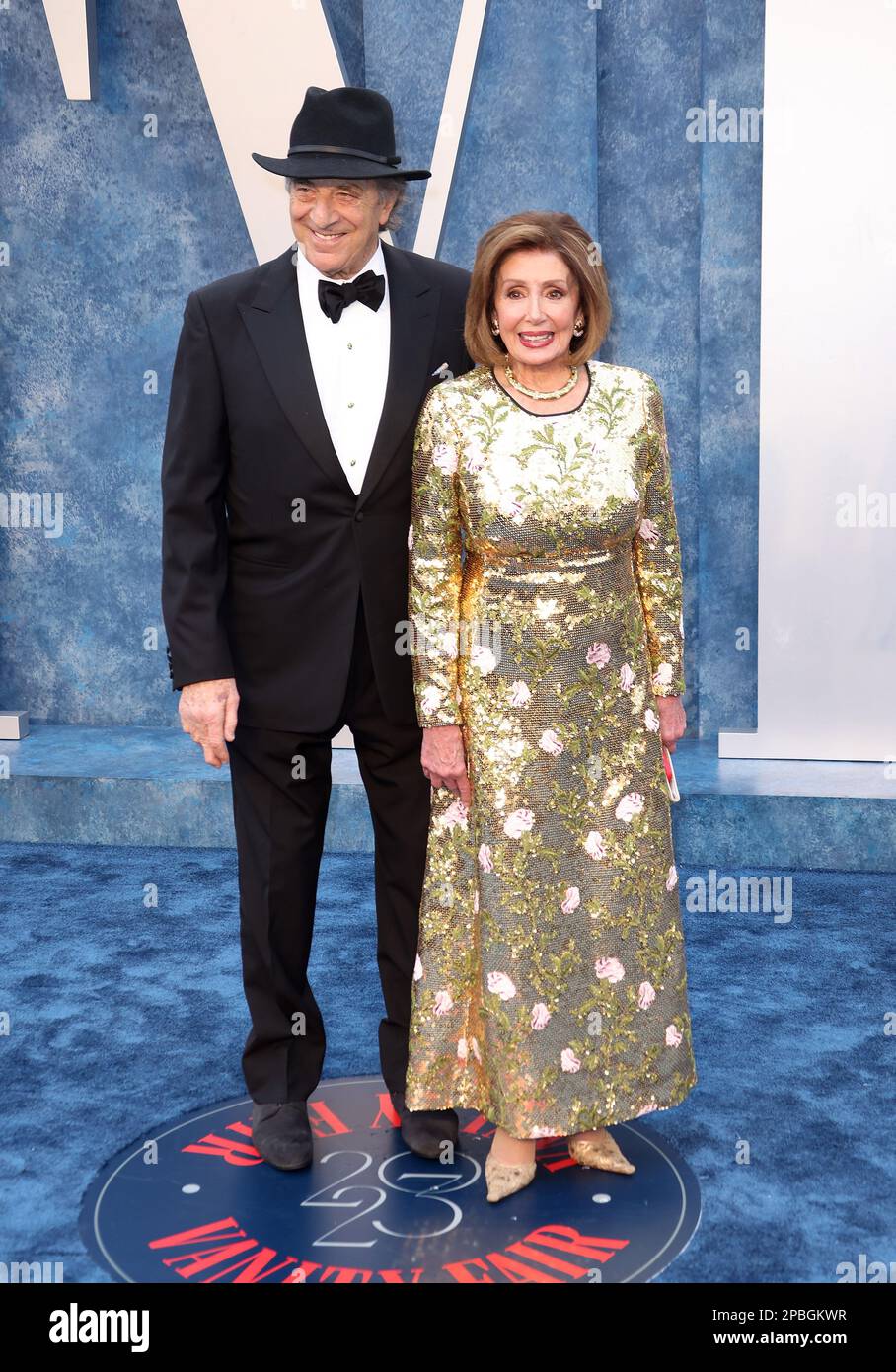 Beverly Hills, USA. 12th Mar, 2023. Paul Pelosi, Nancy Pelosi attend the 2023 Vanity Fair Oscar Party at Wallis Annenberg Center for the Performing Arts on March 12, 2023 in Beverly Hills, California. Photo: CraSH/imageSPACE Credit: Imagespace/Alamy Live News Stock Photo