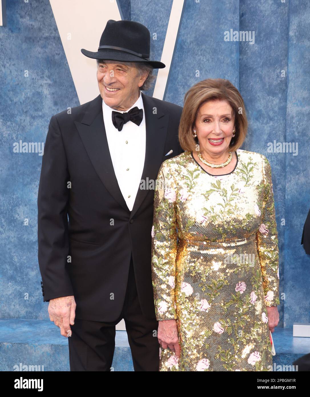 Beverly Hills, USA. 12th Mar, 2023. Paul Pelosi, Nancy Pelosi attend the 2023 Vanity Fair Oscar Party at Wallis Annenberg Center for the Performing Arts on March 12, 2023 in Beverly Hills, California. Photo: CraSH/imageSPACE Credit: Imagespace/Alamy Live News Stock Photo