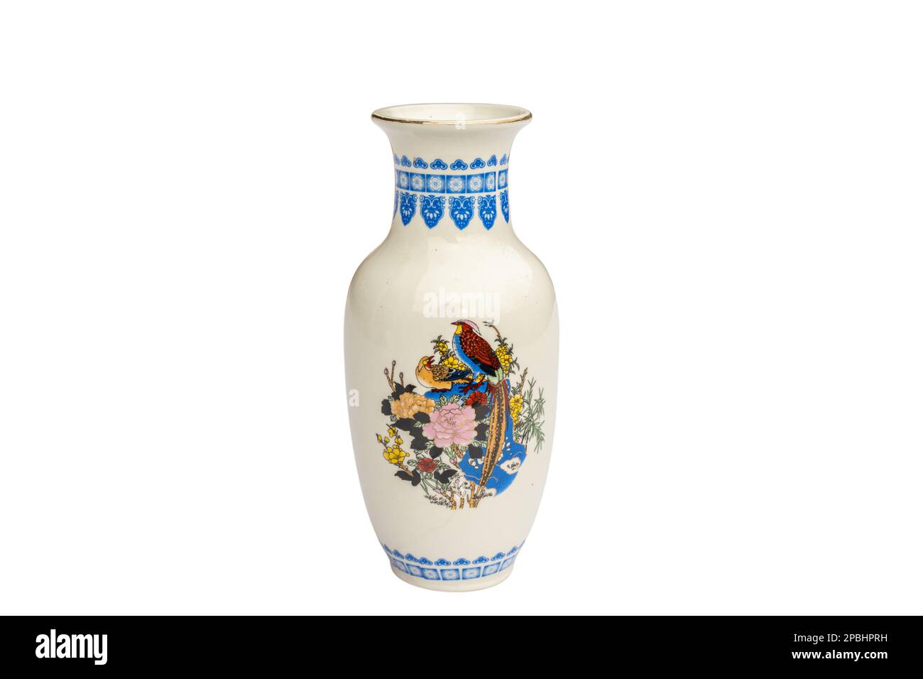 Decorative ceramic vase home decor isolated on white background Stock ...