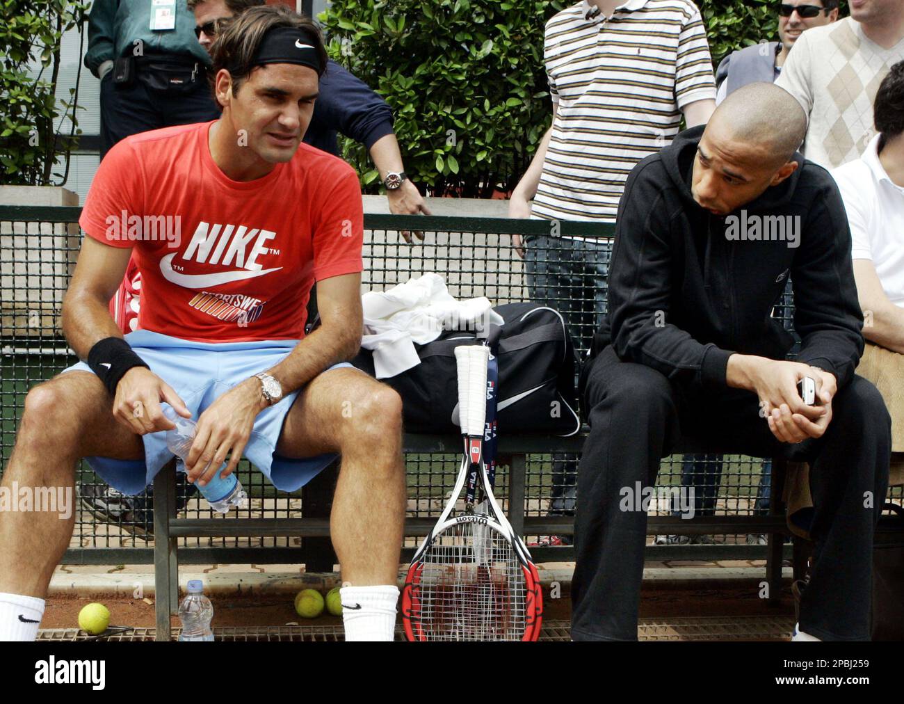 Thierry Henry Teaches Tennis Legend a Skillful Move in Viral Video