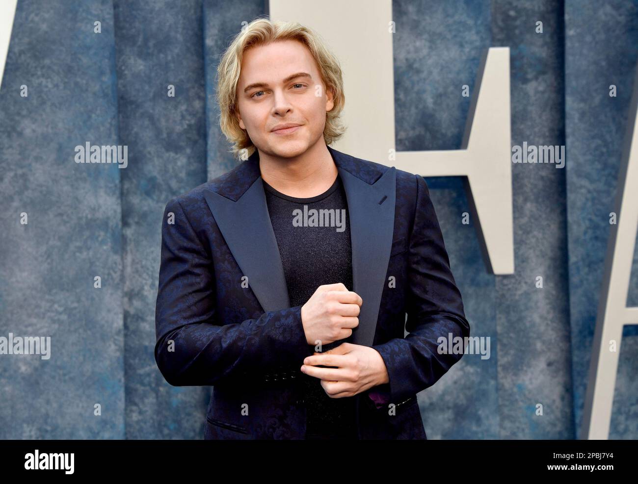 Ronan Farrow arrives at the Vanity Fair Oscar Party on Sunday, March 12 ...