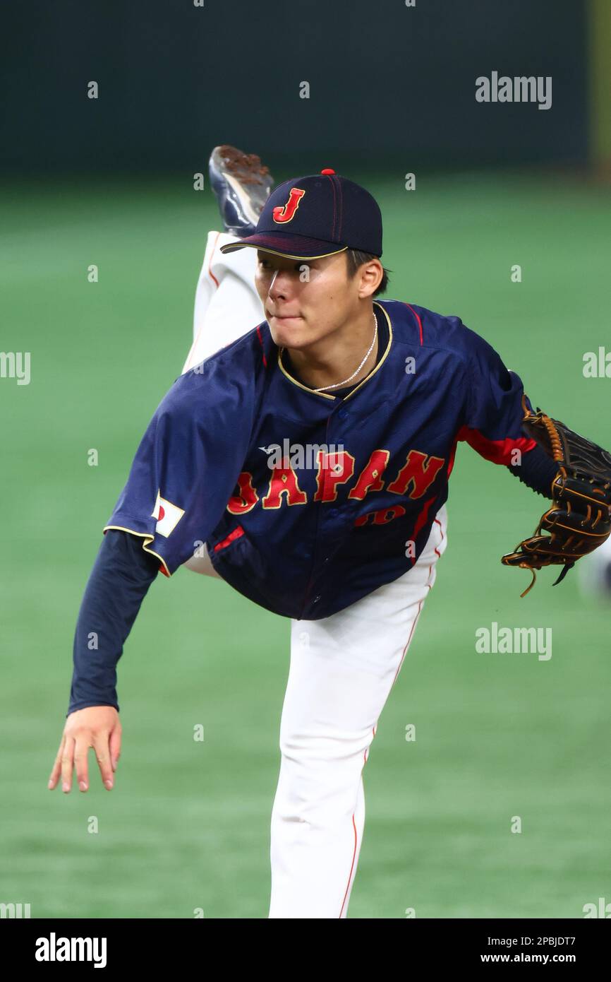 Tokyo, Japan. 12th Mar, 2023. Yoshinobu Yamamoto (JPN) Baseball 2023